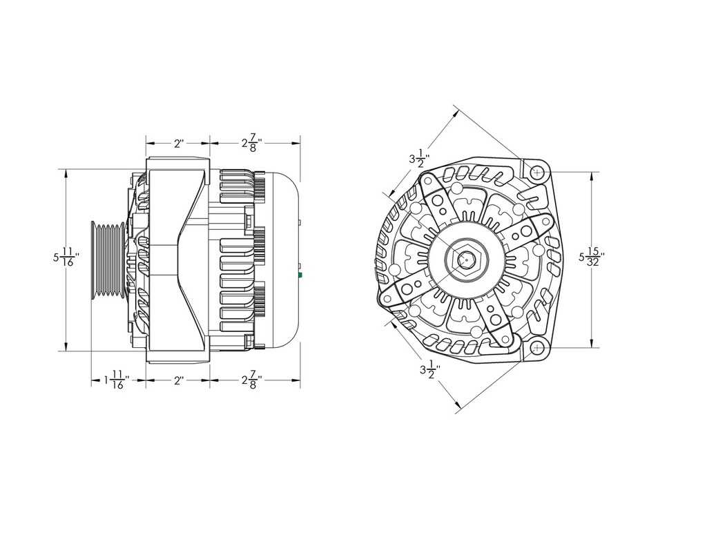 250 amp Large Case H.O. Marine alternator for late model GM LS engines | M8206250 | in Marine Applications | Brand Mechman