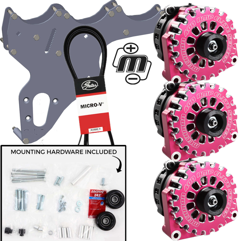 99-04 GM Trucks/SUV's Includes Three Alternators - Pink | D301PI | in 99-04 GM Trucks Includes Three Alternators | Brand Mechman