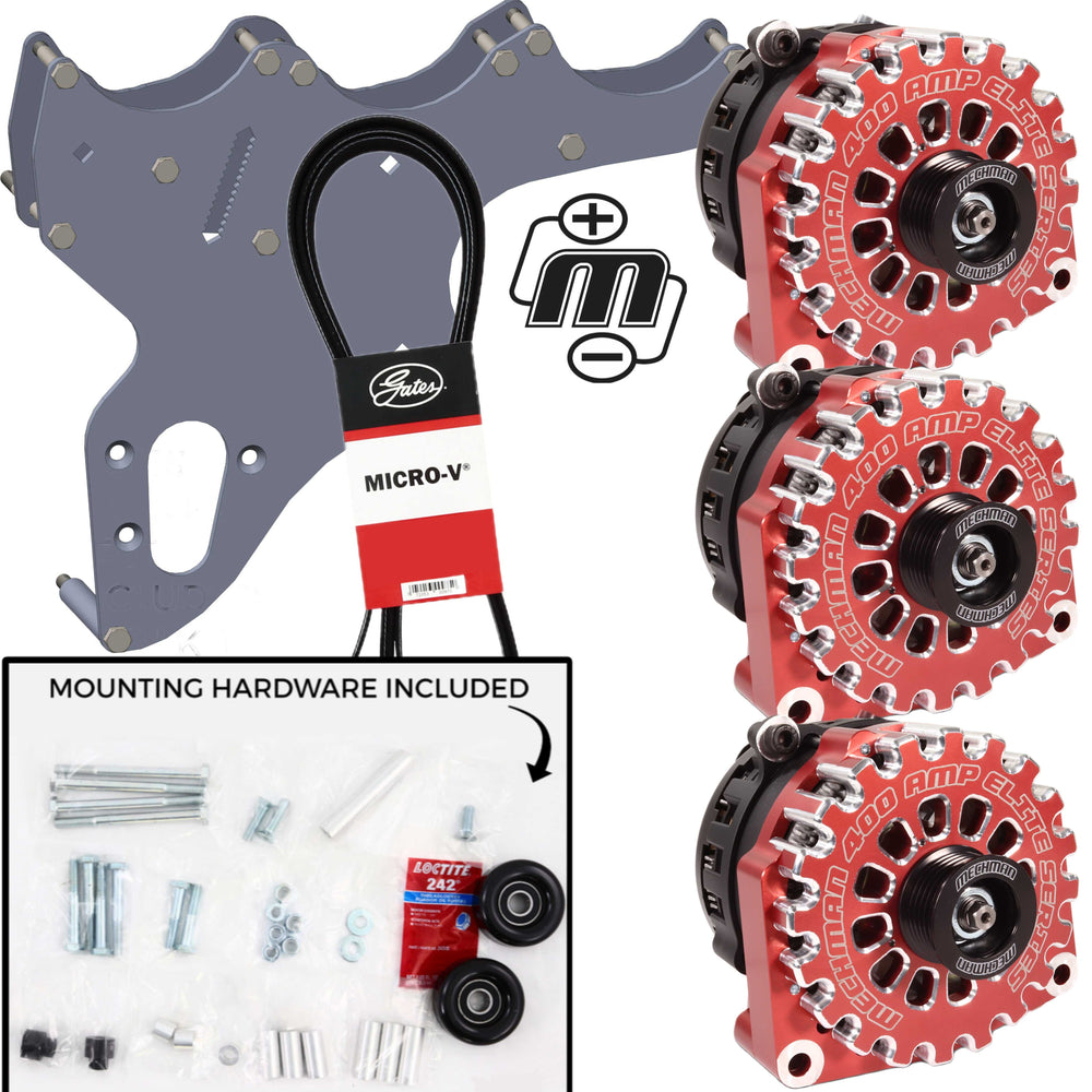 99-04 GM Trucks/SUV's Includes Three Alternators - Red | D301RD | in 99-04 GM Trucks Includes Three Alternators | Brand Mechman