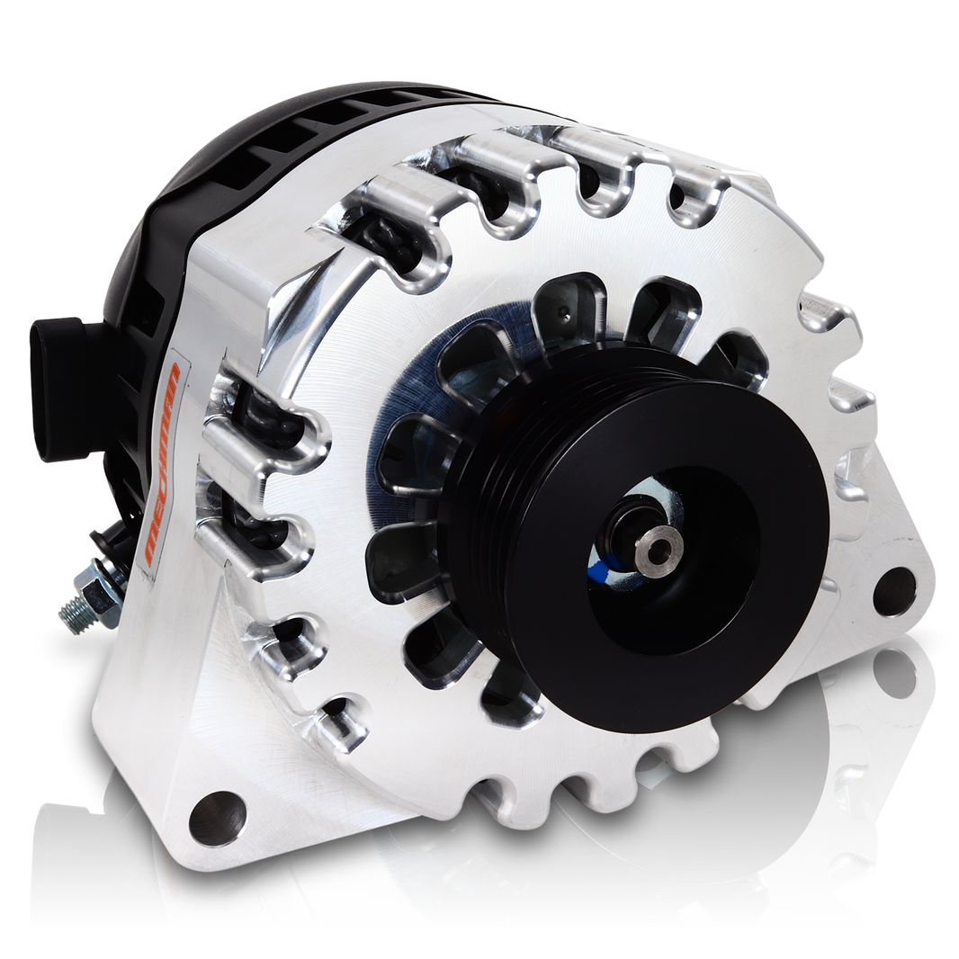 S Series Billet 170 AMP Racing Alternator For C6 Corvette - Machined Finish