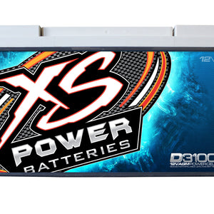 XS Power D3100 12V AGM Battery, Max Amps 5000A - 5000W+