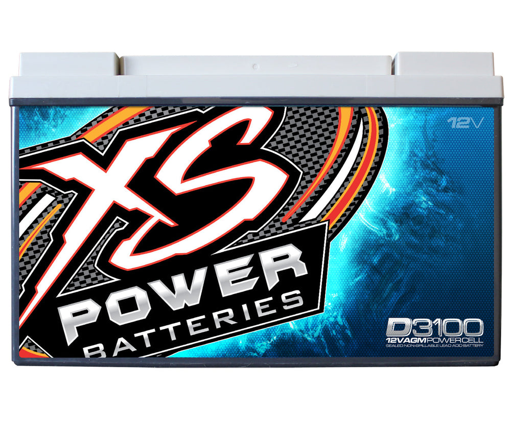 XS Power D3100 12V AGM Battery, Max Amps 5000A - 5000W+