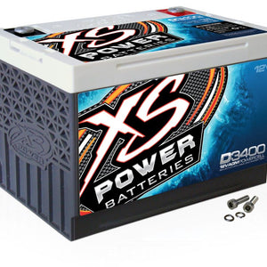 XS Power D3400 12V AGM Battery, Max Amps 3300A - 4000W