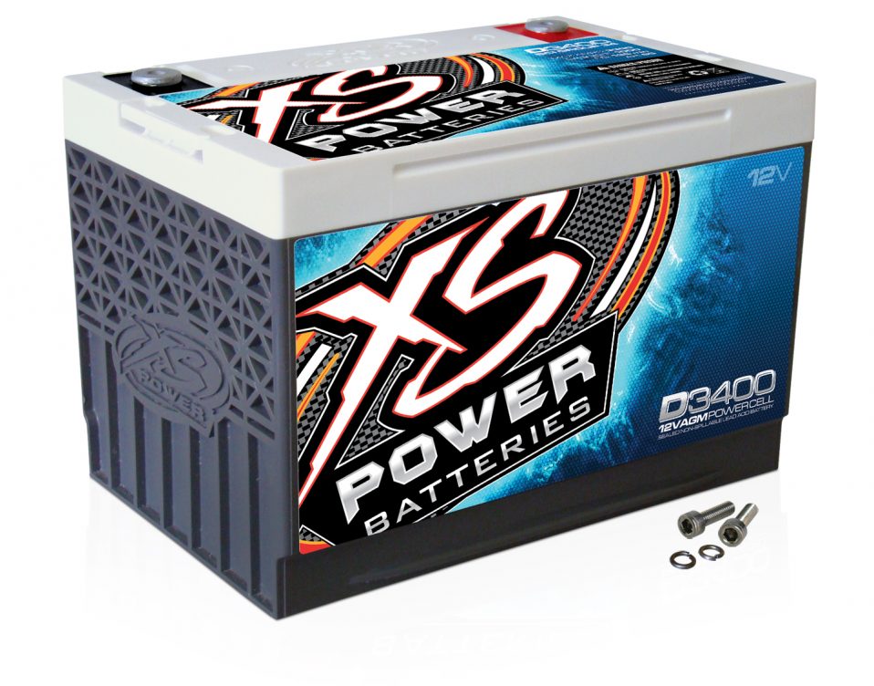 XS Power D3400 12V AGM Battery, Max Amps 3300A - 4000W