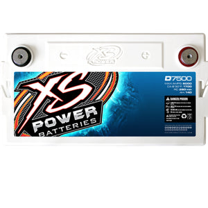 XS Power D7500 12V AGM Battery, Max Amps 6000A - 7500W+