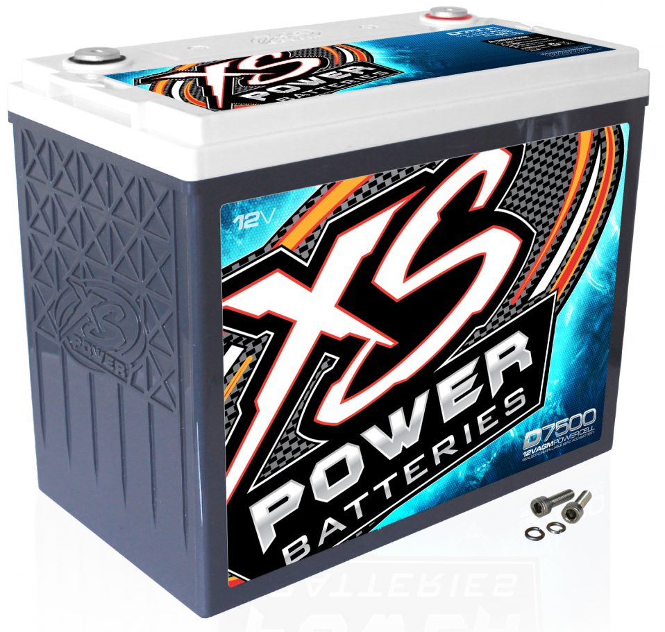 XS Power D7500 12V AGM Battery, Max Amps 6000A - 7500W+