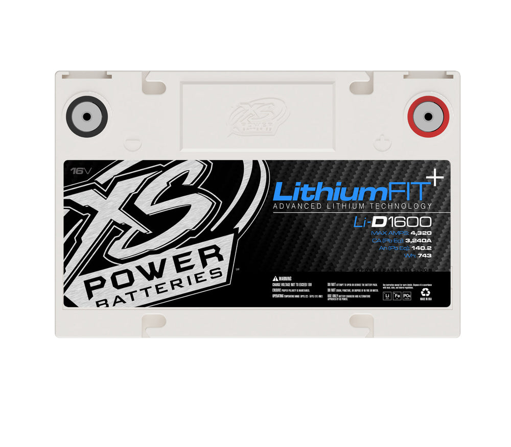 Li-D1600 XS Power 16VDC Lithium Racing Battery 4320A 46.8Ah Group 34