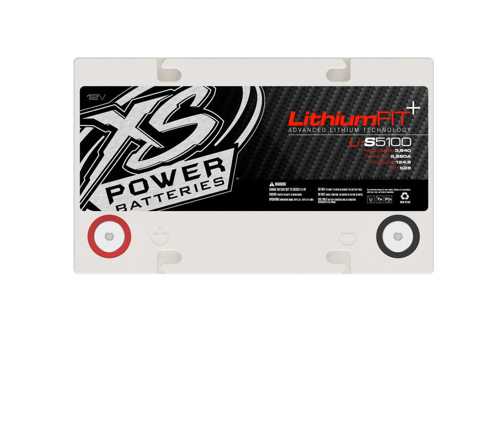 Li-S5100 XS Power 12VDC Lithium Racing Battery 3840A 41.6Ah Group 51