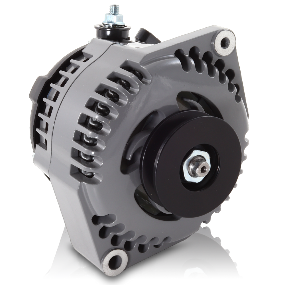 Marine 170 amp high output alternator for Ski / Wake Board Boats with 12SI 6.61 inch bolt pattern - V-Belt Pulley