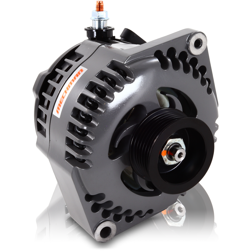 Marine 170 amp high output alternator for Ski / Wake Board Boats with 12SI 6.61 inch bolt pattern 6-Grove Serpentine Pulley