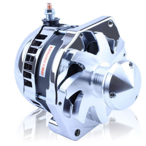 S Series 320 Amp Alternator with 6.15" Bolt Pattern - CHROME w/ March Pulley | BP572320C-M175 | by: Mechman @ the lowest price of $799.00