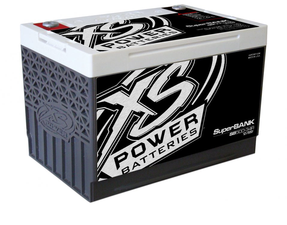 XS Power 12V Super Capacitor Bank, Group 34R, Max Power 4,000W, 500 Farad | Condition: New | Category: Electrical