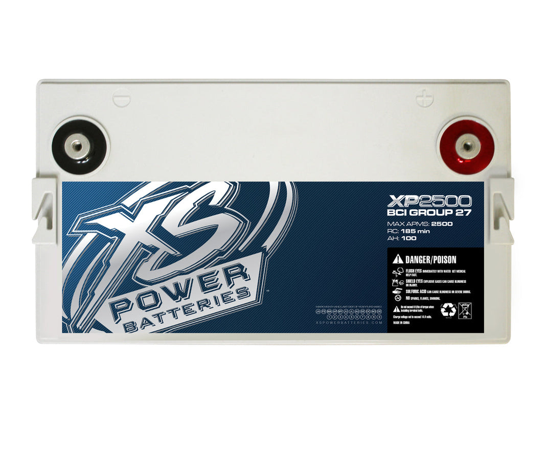 XS Power XP2500 12v AGM Battery, Max Amps 2500A