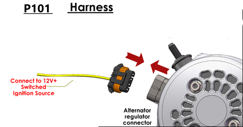 S Series  320 Amp Alternator with 6.15" Bolt Pattern - POLISHED w/ March Pulley